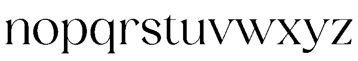 Perfect Motion Regular Font LOWERCASE