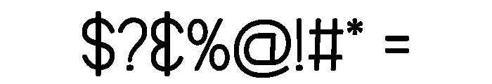 Perfect Podcast Font OTHER CHARS