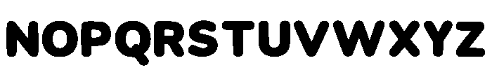 Perfect Quirkly Regular Font UPPERCASE