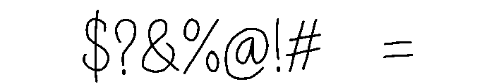 Perfect Rain Font OTHER CHARS