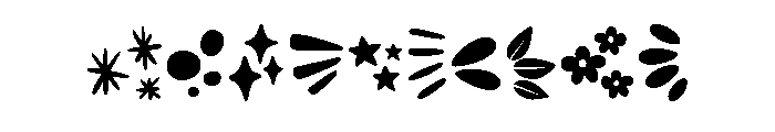Perfect Saturday Dingbat Font OTHER CHARS