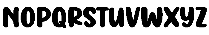 Perfect Saturday Font UPPERCASE