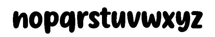 Perfect Saturday Font LOWERCASE