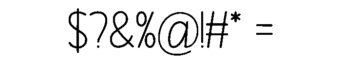 Perfect School Font OTHER CHARS