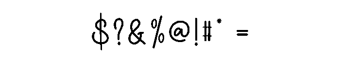 Perfect Strawberry Font OTHER CHARS