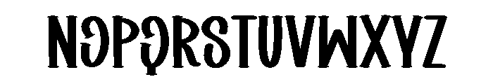 Perfect Sunrise Font LOWERCASE