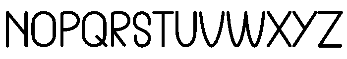 Perfect Thinking Font LOWERCASE