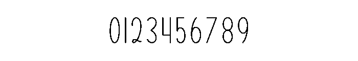 Perfect Typewriter Font OTHER CHARS
