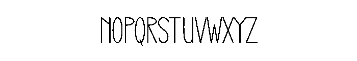 Perfect Typewriter Font UPPERCASE