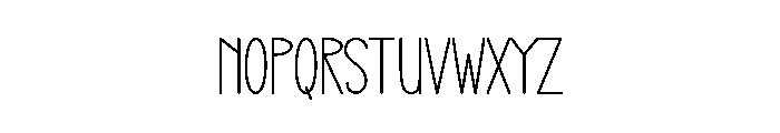 Perfect Typewriter Font LOWERCASE