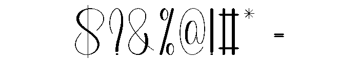 Perfect Whiskey Font OTHER CHARS