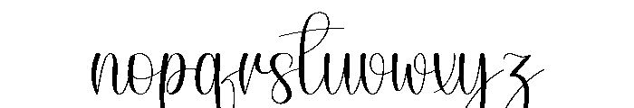 Perfect Whiskey Font LOWERCASE