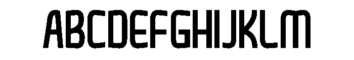 Perfect Xoliday Bold Font UPPERCASE