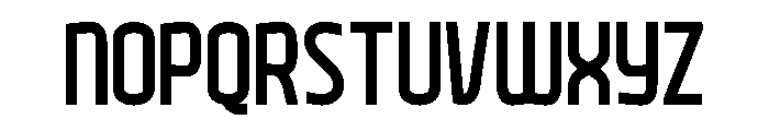 Perfect Xoliday Bold Font LOWERCASE