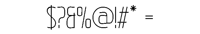 Perfect Xoliday Thin Font OTHER CHARS