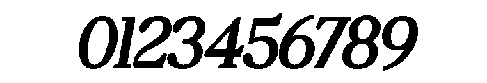 PerfectMangue-Slanted Font OTHER CHARS