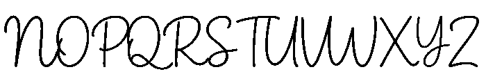 PerfectSignature Font UPPERCASE