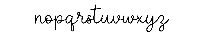 PerfectSignature Font LOWERCASE