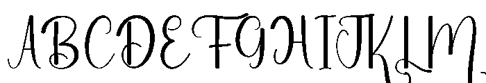 Perfectly Alphabet Font UPPERCASE