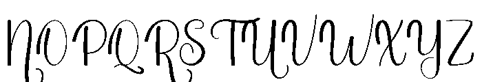 Perfectly Alphabet Font UPPERCASE