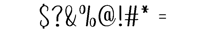 Perfectly Birthday Font OTHER CHARS