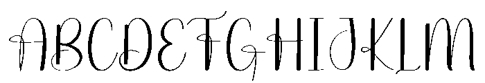 Perfectly Birthday Font UPPERCASE