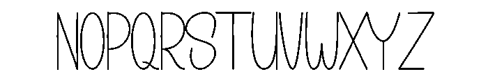 Perfectly Wonderful Font UPPERCASE