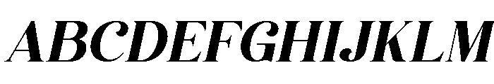 Perfina Italic Font UPPERCASE