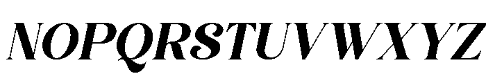 Perfina Italic Font UPPERCASE