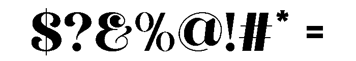 Perfina Regular Font OTHER CHARS
