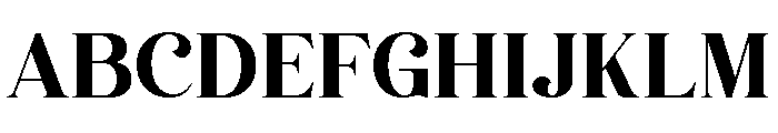 Perfina Regular Font UPPERCASE