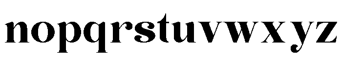 Perfina Regular Font LOWERCASE