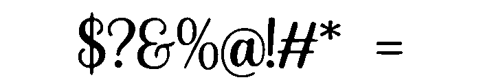 Perfume_Script Font OTHER CHARS