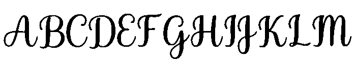 Perfume_Script Font UPPERCASE