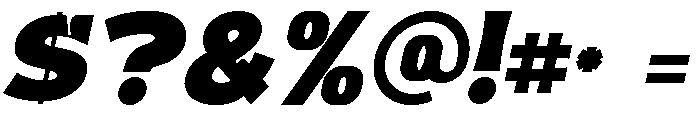 Periskop Italic Font OTHER CHARS