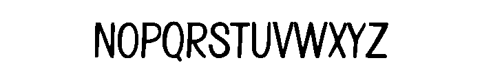 Perminant Marker Font LOWERCASE