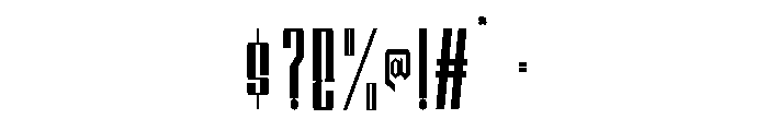 PerrowntRegular Font OTHER CHARS