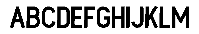 Persimonna Font UPPERCASE