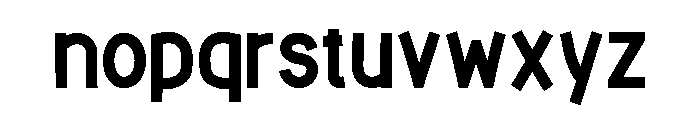 Persimonna Font LOWERCASE
