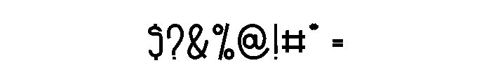 Personal Create Font OTHER CHARS