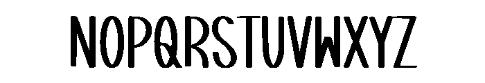 Personal Planning Font UPPERCASE