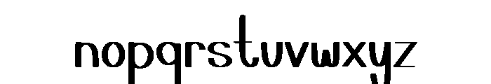 Personal Planning Font LOWERCASE