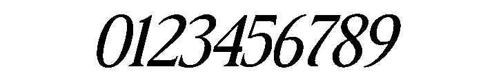 Personal Vogue Italic Font OTHER CHARS