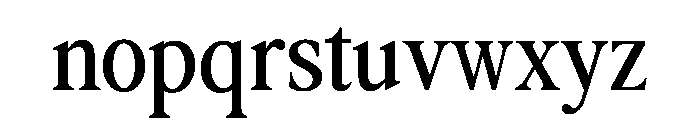 Personal Vogue Regular Font LOWERCASE