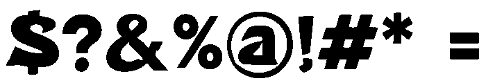 Perzona Font OTHER CHARS
