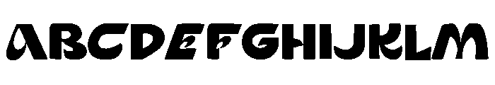 Perzona Font UPPERCASE