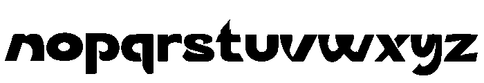 Perzona Font LOWERCASE