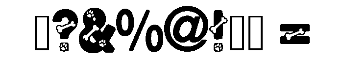 Pet Dog Regular Font OTHER CHARS