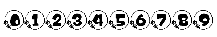 Pet monogram Font OTHER CHARS