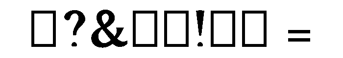 Petal Mirage Regular Font OTHER CHARS